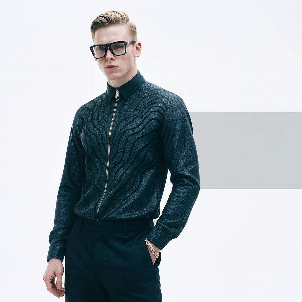 Men’s Long Sleeve Street Shirt – Urban Fit