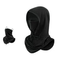 Balaclava Face Mask Summer Cooling Neck Gaiter UV Protection Hood Full Head Ski Mask for Men Women Cycling Motorcycle Fishing Black