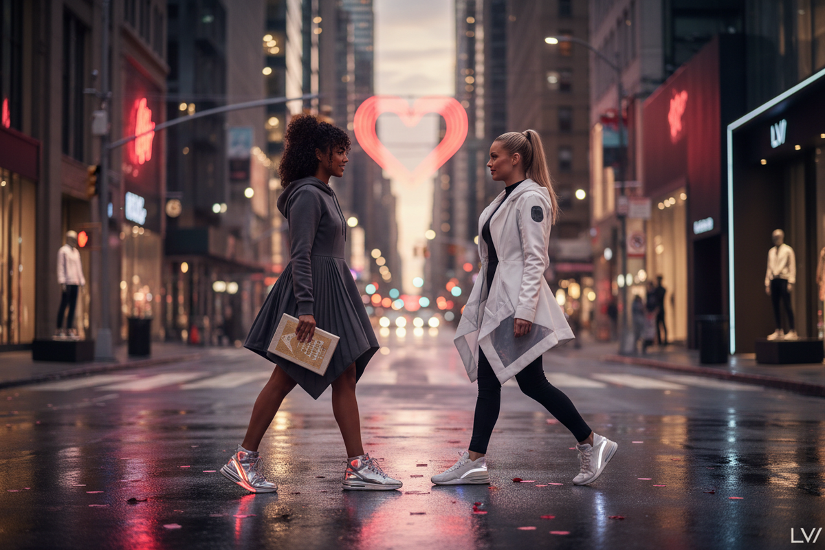 make it two women inlove. 